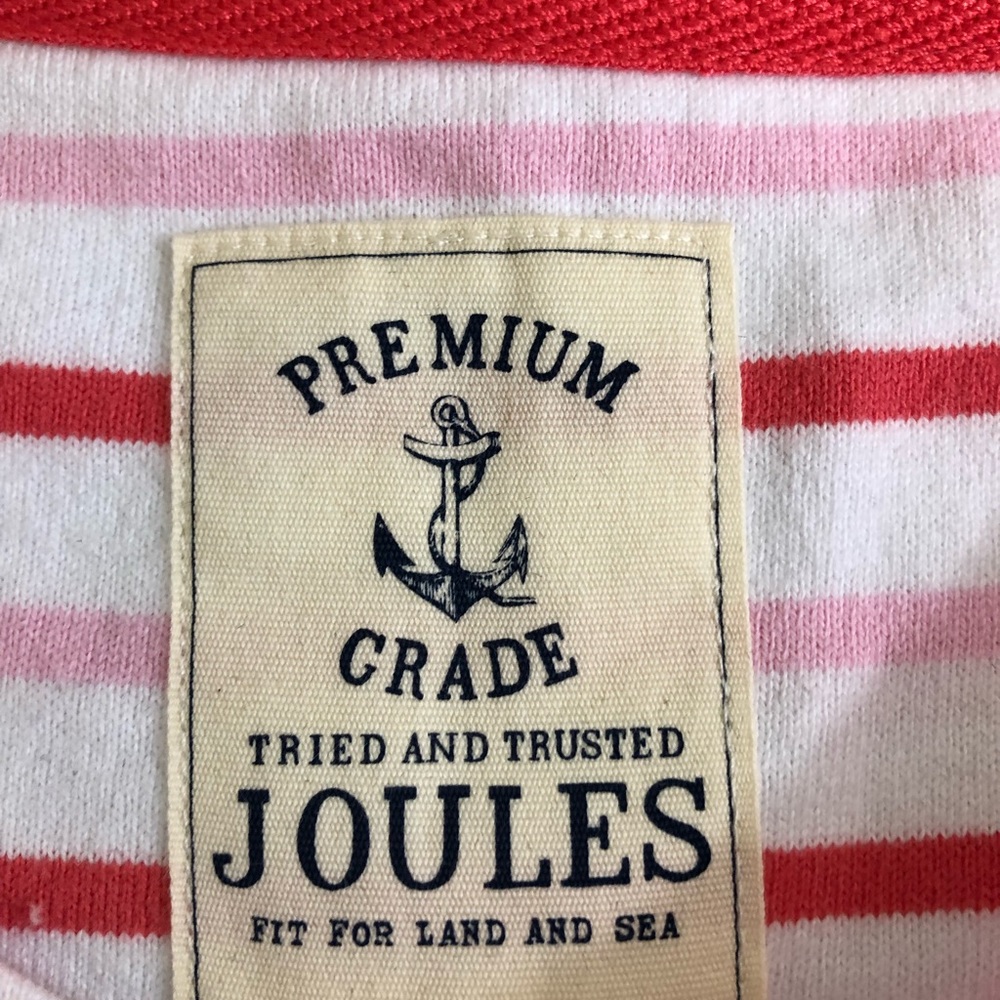 Premium Joules Stripe Dress Size 12-14 US - Picture 4 of 7